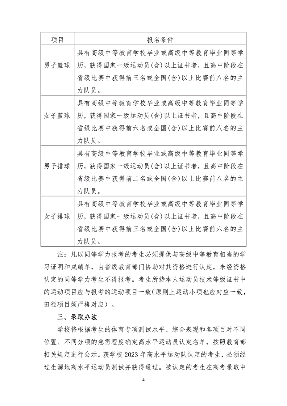 湖南工業(yè)大學(xué)2023年高水平運(yùn)動(dòng)隊(duì)招生簡章