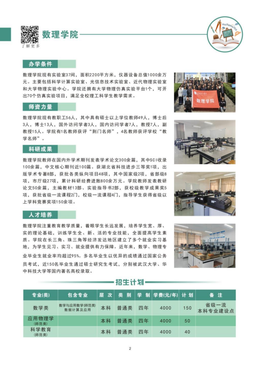 荊楚理工學(xué)院－2024年招生簡章